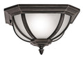 KICHLER 9848RZ Salisbury 2 Light Flush Mount Rubbed Bronze