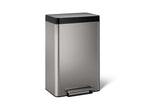 KOHLER K-20940-ST 13-Gallon Stainless Steel Step Trash Can - Stainless Steel