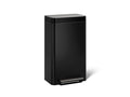 KOHLER K-20941-BST 8-Gallon Loft Stainless Steel Step Trash Can - Black Stainless