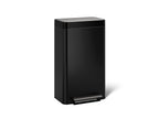 KOHLER K-20941-BST 8-Gallon Loft Stainless Steel Step Trash Can - Black Stainless