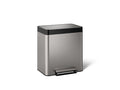 KOHLER K-20942-ST 8-Gallon Stainless Steel Step Trash Can - Stainless Steel