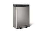 KOHLER K-20956-ST Dual-Compartment Step Trash Can - Stainless Steel