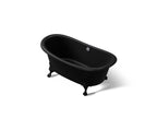 KOHLER K-21000-P5-7 Artifacts 66-1/8" X 32-1/2" Freestanding Bath - Black Black