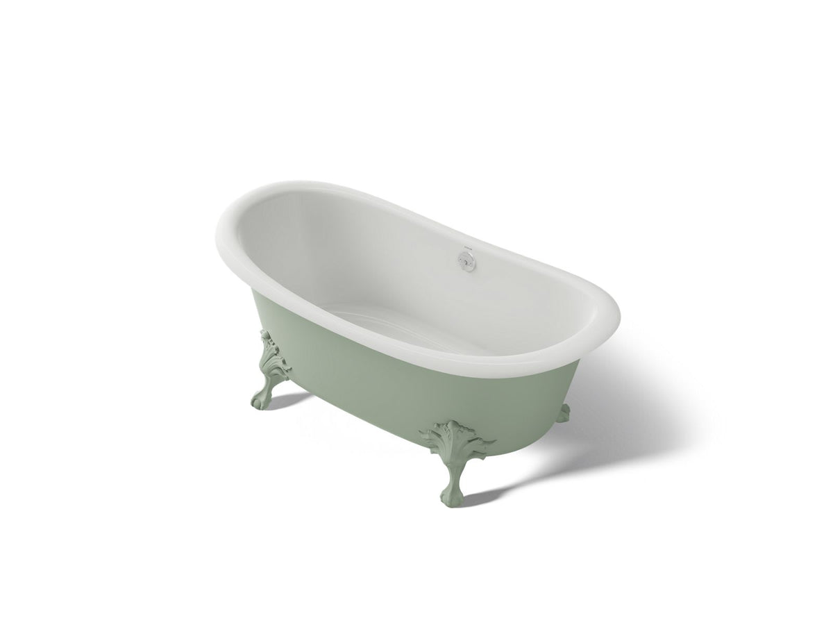 KOHLER K-21000-PAG-0 Artifacts 66-1/8" X 32-1/2" Freestanding Bath - Aspen Exterior With White Interior