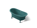KOHLER K-21000-PAT-17 Artifacts 66-1/8" X 32-1/2" Freestanding Bath - Teal Exterior With Teal Interior
