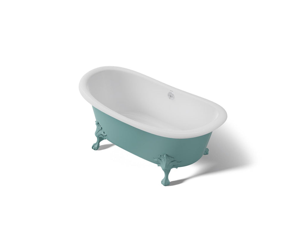 KOHLER K-21000-PSG-0 Artifacts 66-1/8" X 32-1/2" Freestanding Bath - 150Th Spring Green