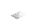 KOHLER K-21058-0 Brazn 21-1/4" Rectangular Undermount Bathroom Sink - White