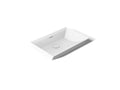 KOHLER K-21060-0 Brazn 23" Rectangular Vessel Bathroom Sink - White