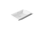 KOHLER K-21060-0 Brazn 23" Rectangular Vessel Bathroom Sink - White
