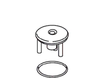 KOHLER Stopper Sub-Assembly - Polished Chrome, K-21072-CP