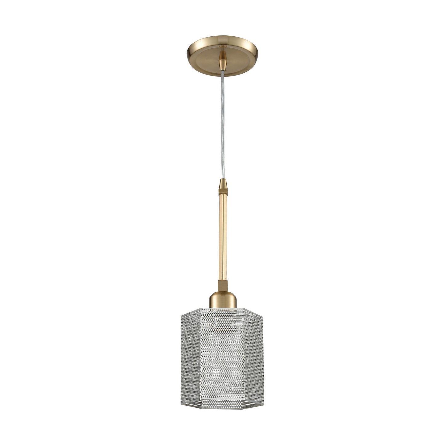 ELK SHOWROOM 21112/1 Compartir 6'' Wide 1-Light Mini Pendant - Polished Nickel