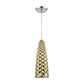 ELK SHOWROOM 21168/1 Glitzy 5'' Wide 1-Light Mini Pendant - Polished Chrome