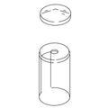 KOHLER Shroud & Cover Assembly - Vibrant Brushed Nickel, K-21287-BN