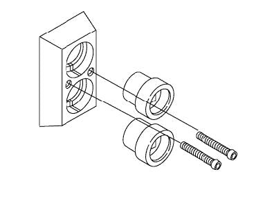 KOHLER Bracket Assembly, Wall - Polished Chrome, K-21288-CP