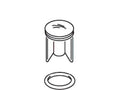 KOHLER Stopper, Tub Drain - Vibrant Titanium, K-21318-TT