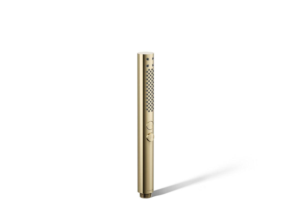 KOHLER K-21335-G-AF Shift+ Round Two-Function Handshower, 1.75 Gpm - Vibrant French Gold