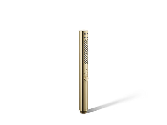 KOHLER K-21335-G-AF Shift+ Round two-function handshower, 1.75 gpm - Vibrant French Gold