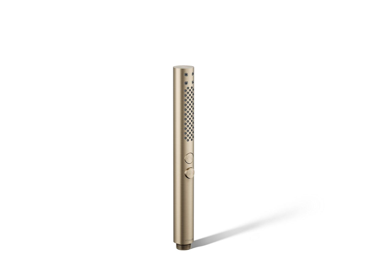 KOHLER K-21335-BV Shift+ Round Two-Function Handshower, 2.5 Gpm - Vibrant Brushed Bronze