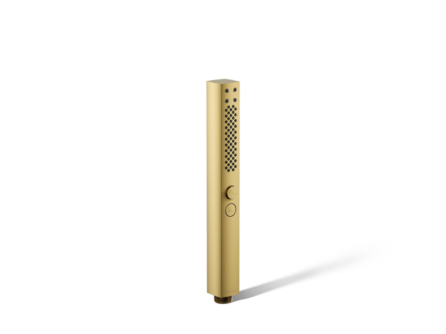 KOHLER K-21336-2MB Shift+ Square two-function handshower, 2.5 gpm - Vibrant Brushed Moderne Brass