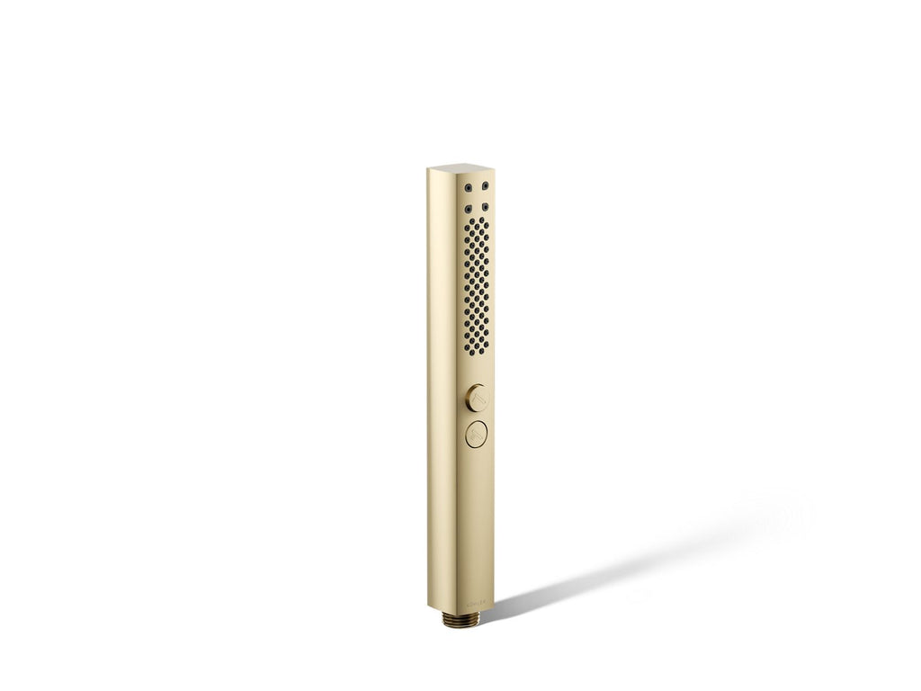 KOHLER K-21336-G-AF Shift+ Square Two-Function Handshower, 1.75 Gpm - Vibrant French Gold