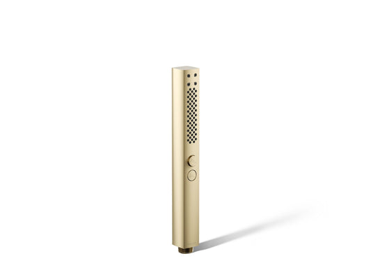 KOHLER K-21336-AF Shift+ Square two-function handshower, 2.5 gpm - Vibrant French Gold