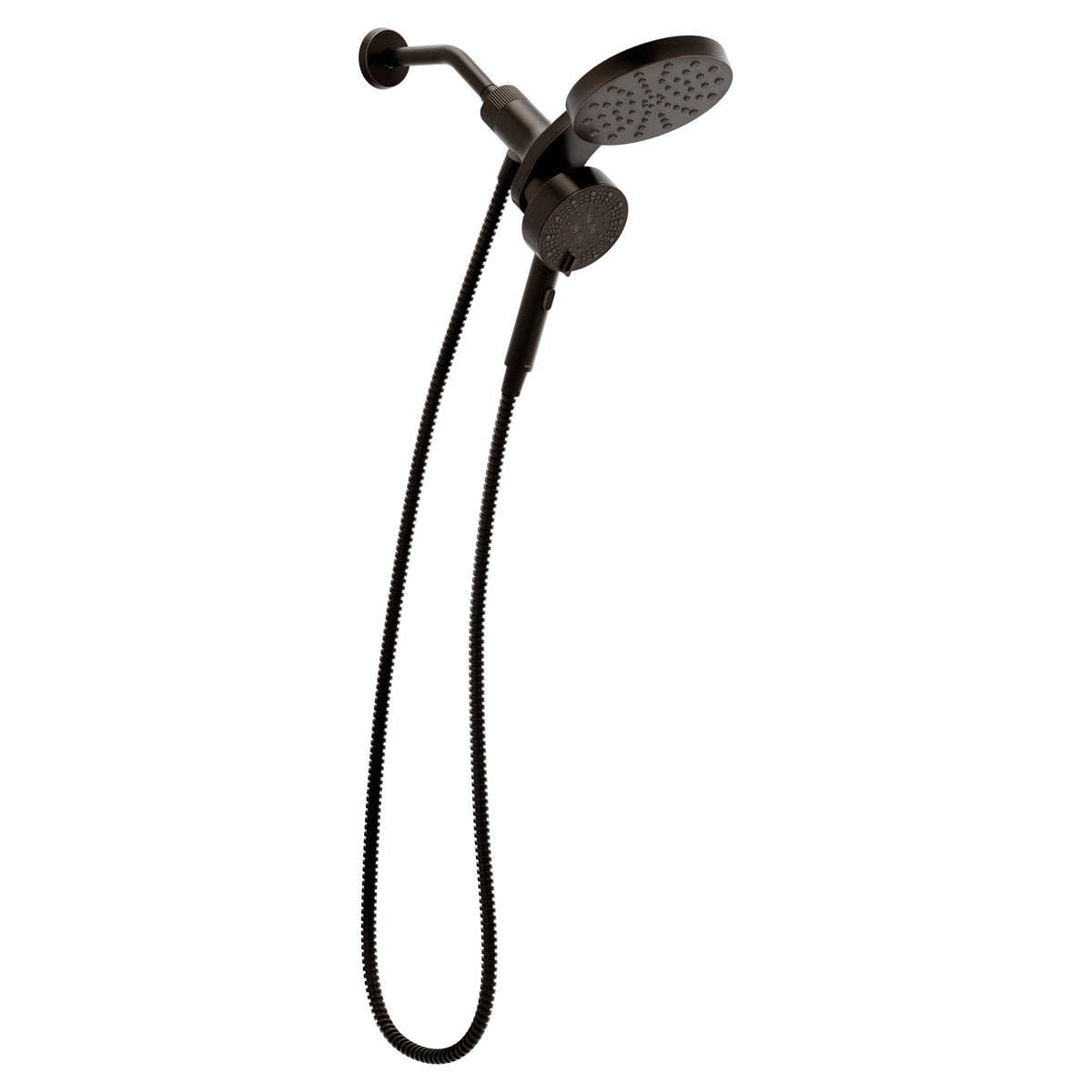 MOEN 216C3ORB Magnetix Six-Function 6.7" Diameter Spray Head Standard with Handshower - Oil Rubbed Bronze