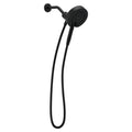 MOEN 216D3BL Magnetix Six-Function 6-1/2" Diameter Spray Head Standard with Handshower - Matte Black