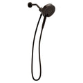 MOEN 216D3ORB Magnetix Six-Function 6-1/2" Diameter Spray Head Standard with Handshower - Oil Rubbed Bronze