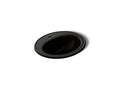 KOHLER K-2196-1-7 Pennington 20-1/4" Oval Drop-In Bathroom Sink - Black Black