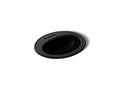 KOHLER K-2196-4-7 Pennington 20-1/4" Oval Drop-In Bathroom Sink - Black Black