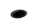 KOHLER K-2196-8-7 Pennington 20-1/4" Oval Drop-In Bathroom Sink - Black Black