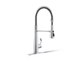 KOHLER K-22033-CP Simplice Semi-Professional Kitchen Sink Faucet With Three-Function Sprayhead - Polished Chrome