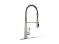 KOHLER K-22033-VS Simplice Semi-Professional Kitchen Sink Faucet With Three-Function Sprayhead - Vibrant Stainless