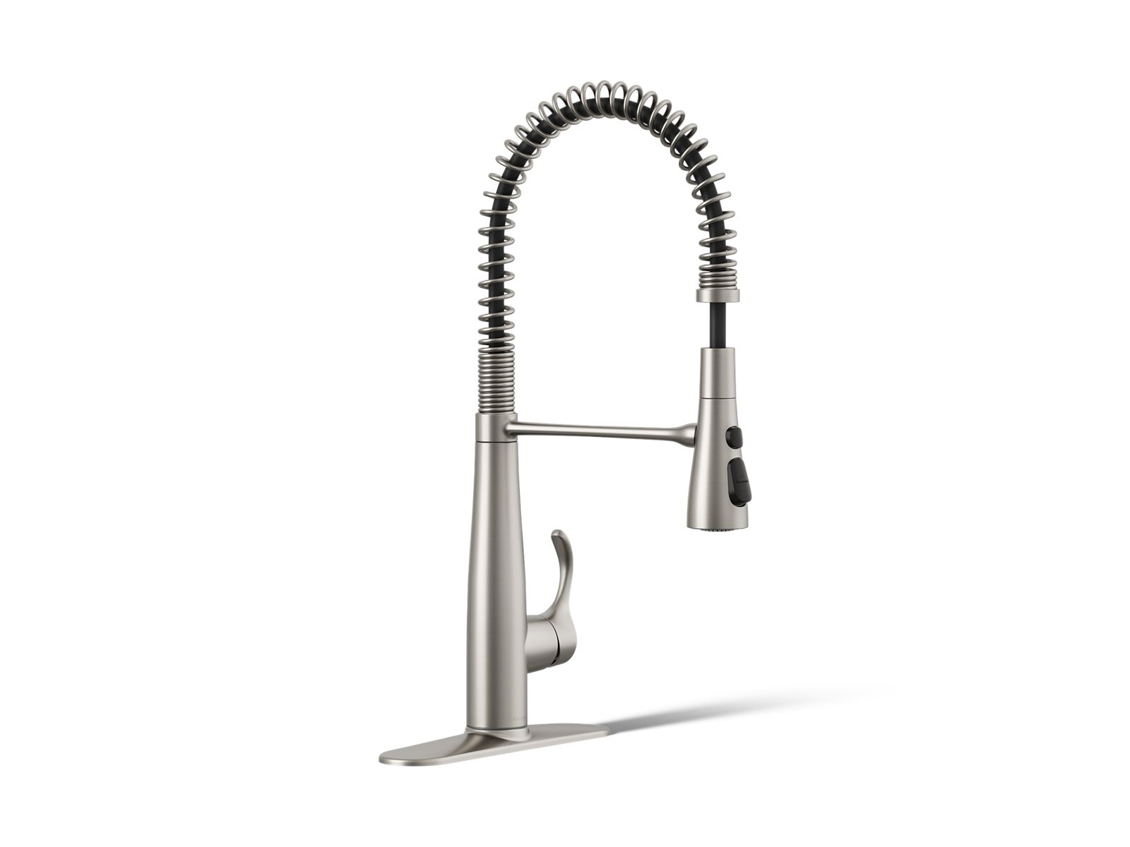 KOHLER K-22033-VS Simplice Semi-Professional Kitchen Sink Faucet With Three-Function Sprayhead - Vibrant Stainless