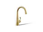 KOHLER K-22034-2MB Simplice Single-Handle Bar Sink Faucet - Vibrant Brushed Moderne Brass