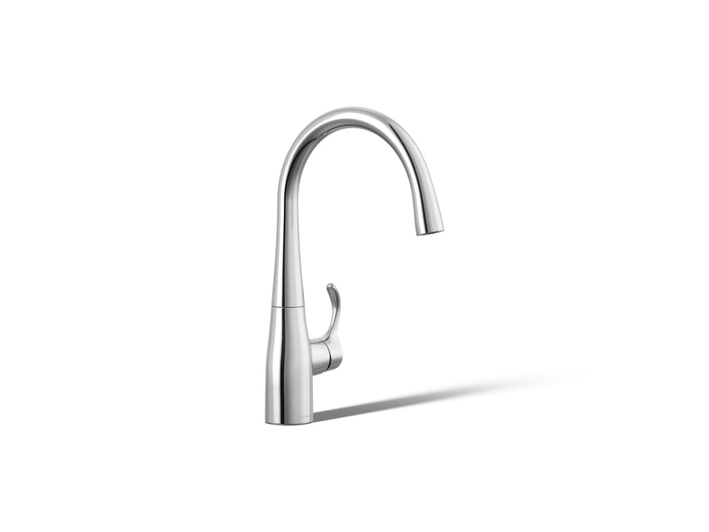 KOHLER K-22034-CP Simplice Single-Handle Bar Sink Faucet - Polished Chrome