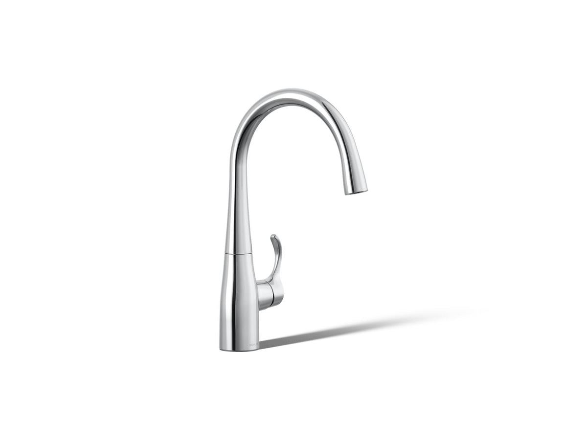 KOHLER K-22034-CP Simplice Single-Handle Bar Sink Faucet - Polished Chrome