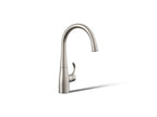 KOHLER K-22034-VS Simplice Single-Handle Bar Sink Faucet - Vibrant Stainless