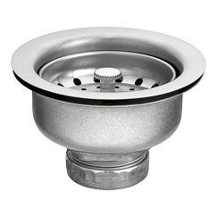 MOEN 22037 Basket Strainer with Drain Assembly 3-1/2" - Satin