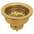 MOEN 22038BG Matte Black Basket Strainer - Brushed Gold