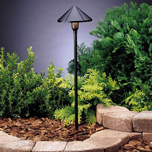 KICHLER 15326BKT Center Mount 12V Path Light Textured Black