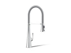 KOHLER K-22060-CP Graze Semi-Professional Kitchen Sink Faucet With Three-Function Sprayhead - Polished Chrome