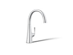 KOHLER K-22065-CP Graze Single-Handle Bar Sink Faucet - Polished Chrome
