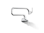 KOHLER K-22066-CP Graze Wall-Mount Pot Filler - Polished Chrome