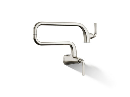 KOHLER K-22066-SN Graze Wall-mount pot filler - Vibrant Polished Nickel