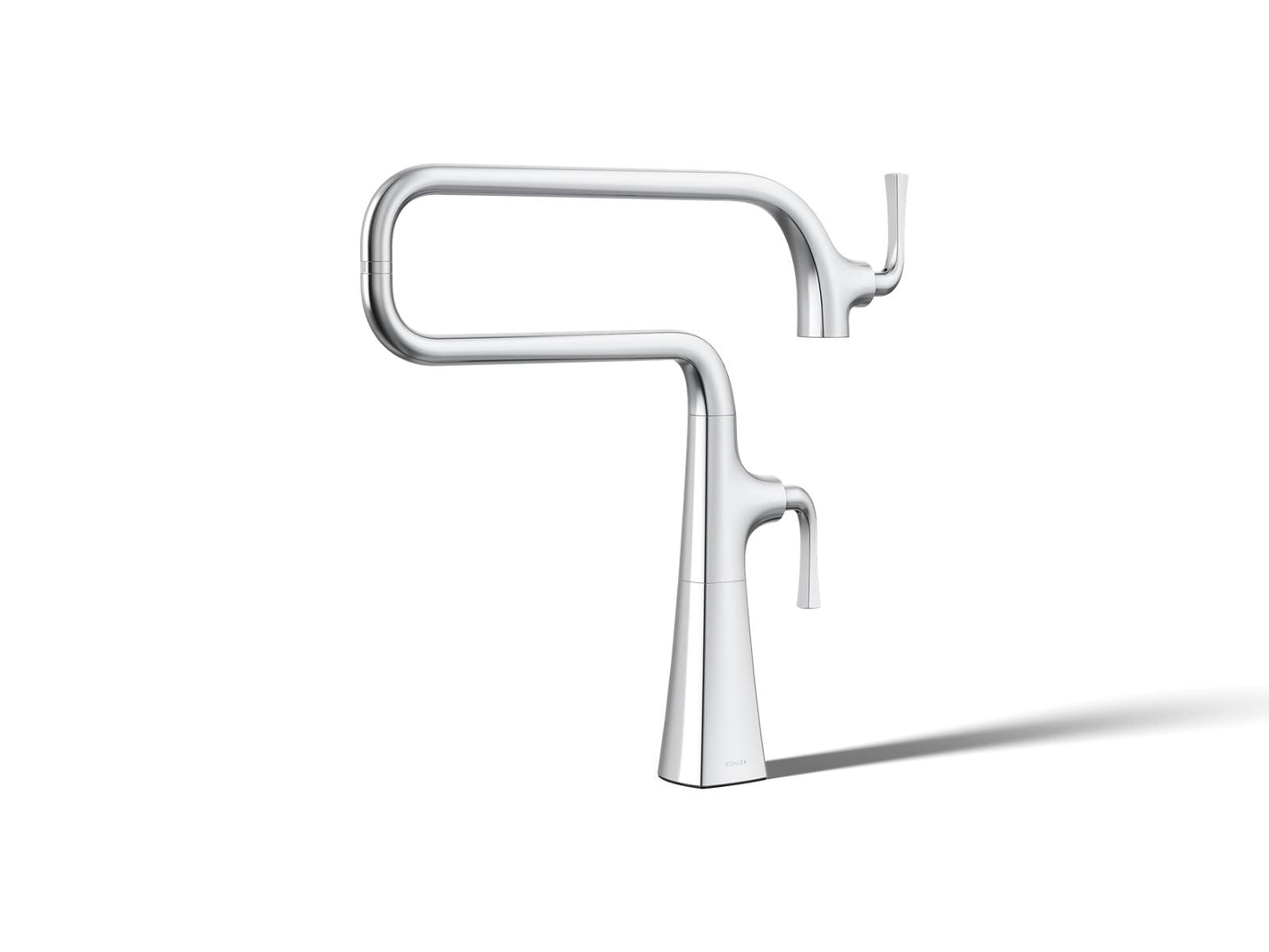 KOHLER K-22067-CP Graze Deck-mount pot filler - Polished Chrome