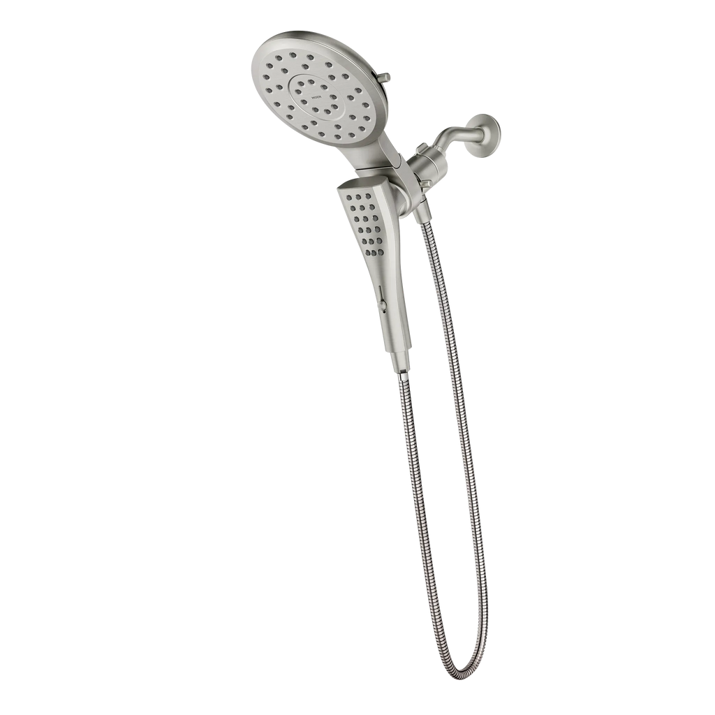MOEN 220C3BN Verso Combination Shower with Infiniti Dial - Brushed Nickel