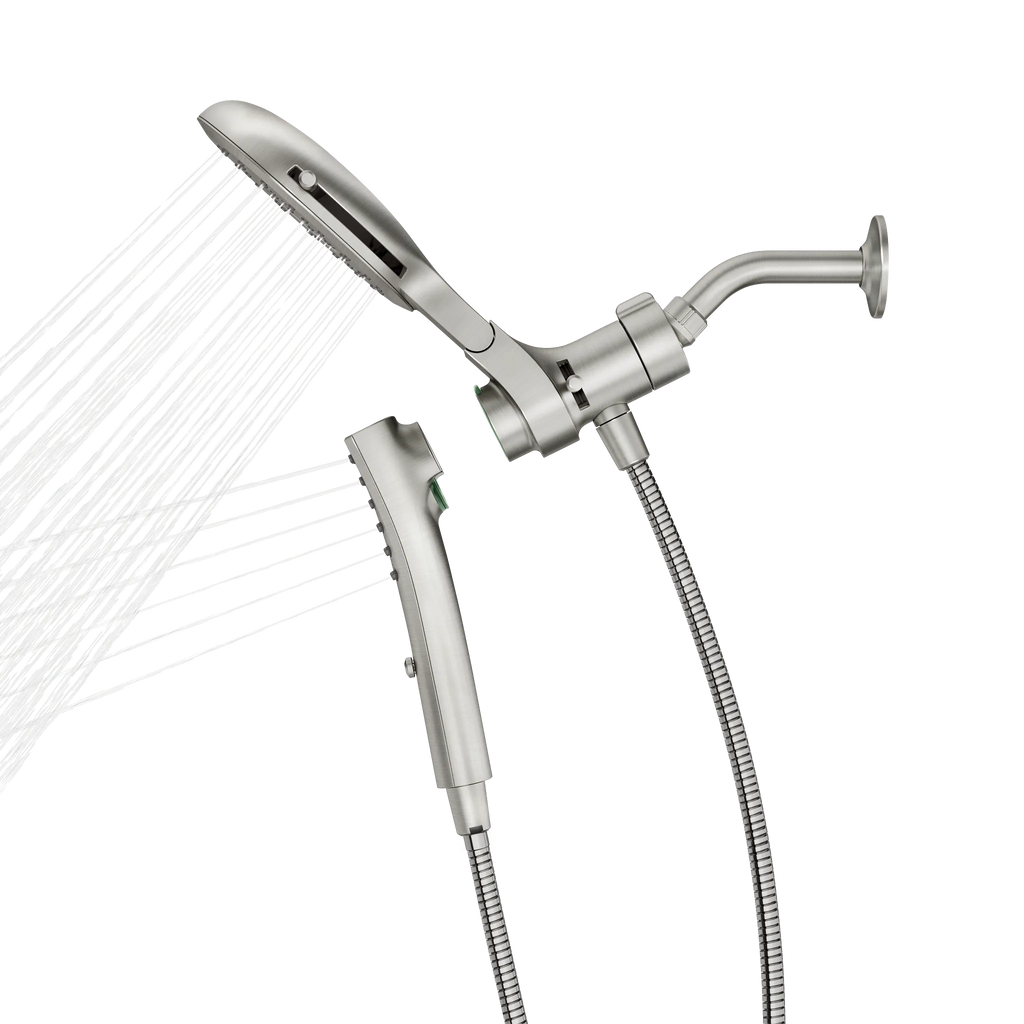 MOEN 220C3BN Verso Combination Shower with Infiniti Dial - Brushed Nickel