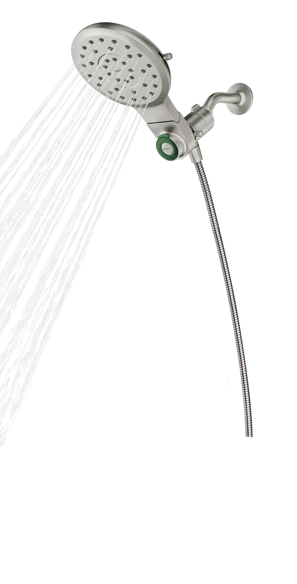 MOEN 220C3BN Verso Combination Shower with Infiniti Dial - Brushed Nickel