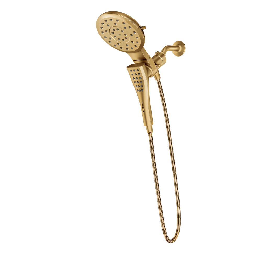 MOEN 220C3BG Verso Combination Shower with Infiniti Dial - Brushed Gold